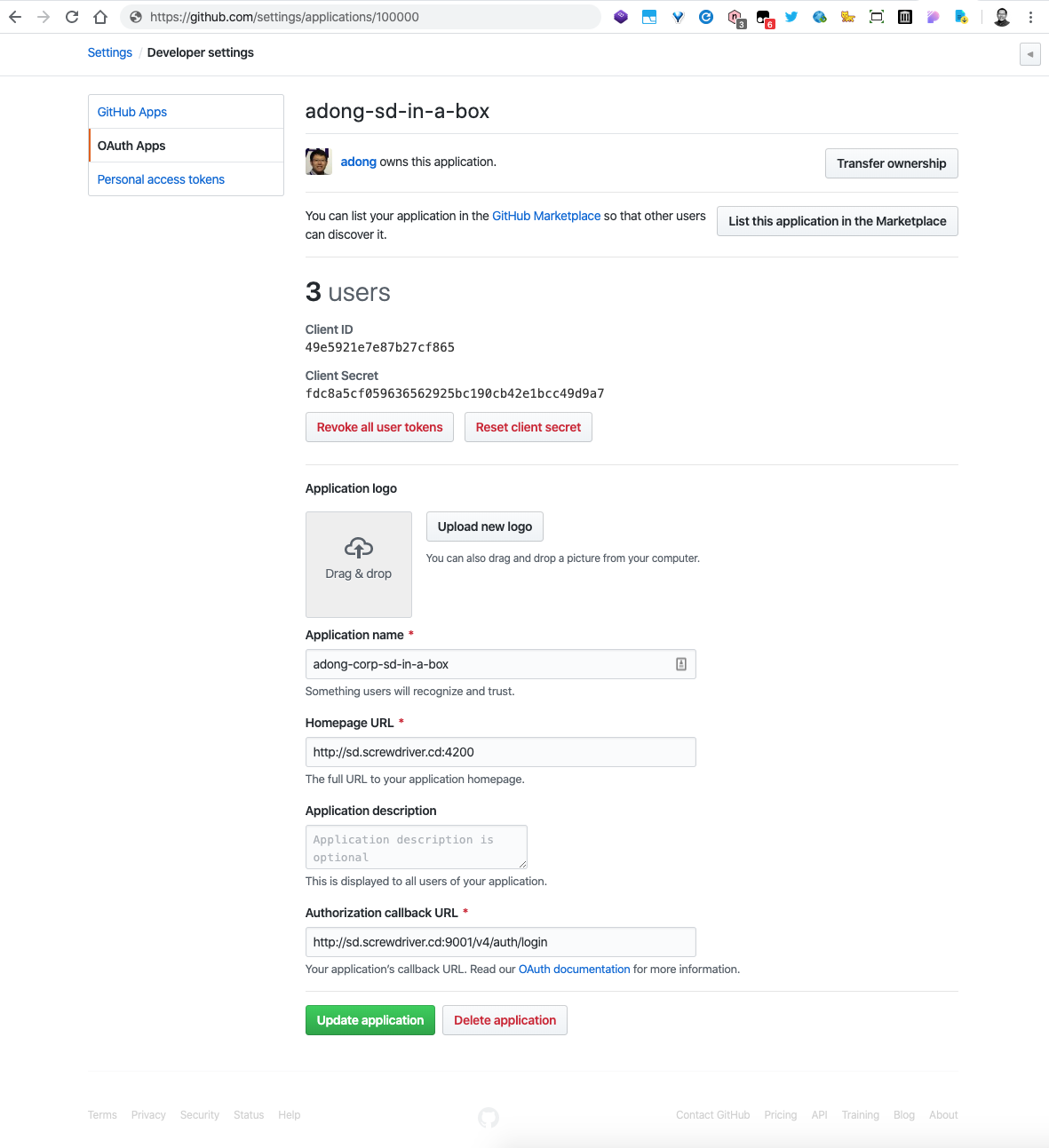 developing-locally-ouath