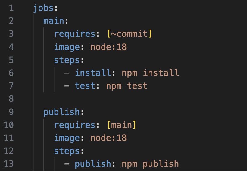 screwdriver.yaml のスクリーンショット